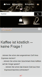 Mobile Screenshot of kaffeesahne24.de